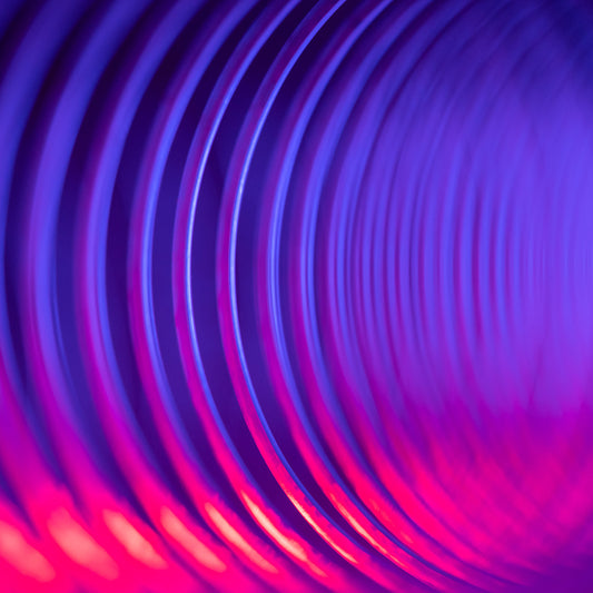 closeup of coiled metal spring with sufficiently