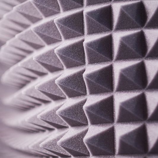 the pattern of the soundproof panel of polyurethane foam