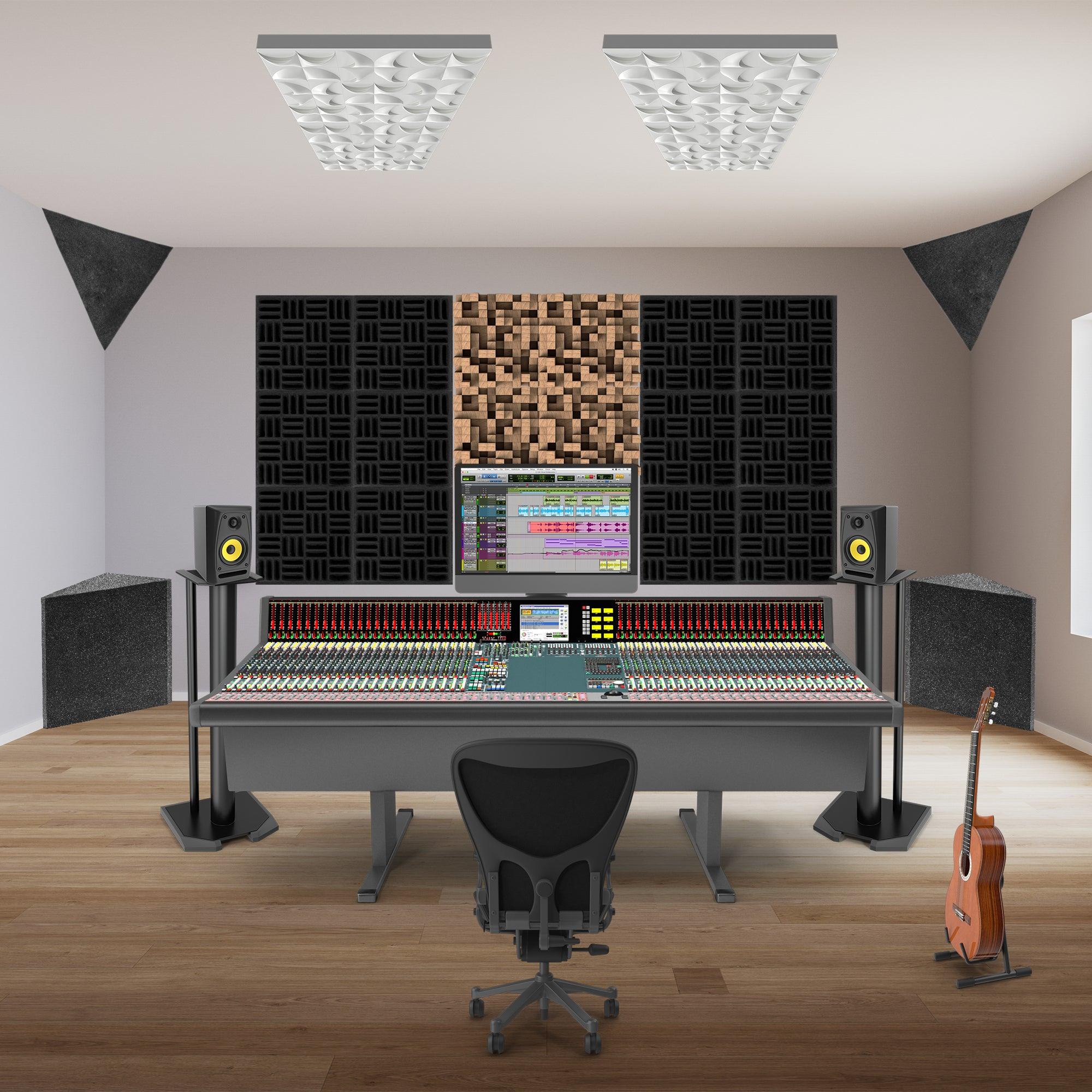 Foroomaco Delta bass traps install example Foroomaco Delta bass traps install example