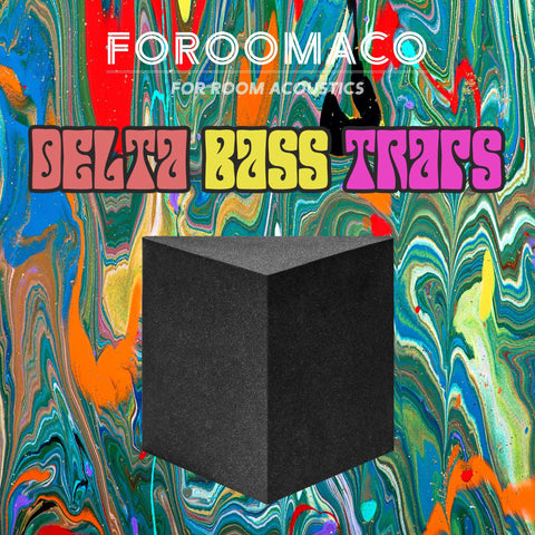 Foroomaco Delta bass traps 60s style vintage psychedelic style poster Foroomaco Delta bass traps 60s style vintage psychedelic style poster