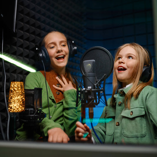 kids singing in record studio blog feature
