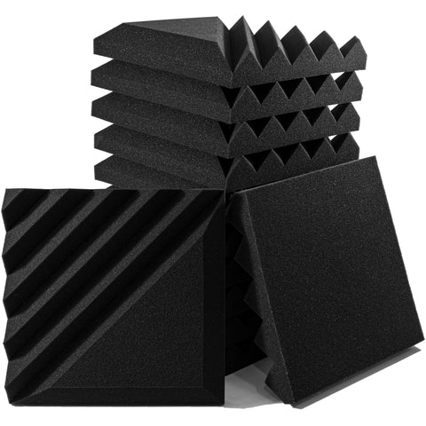 Foroomaco Half-Slash Style Acoustic foam panels 12 pack