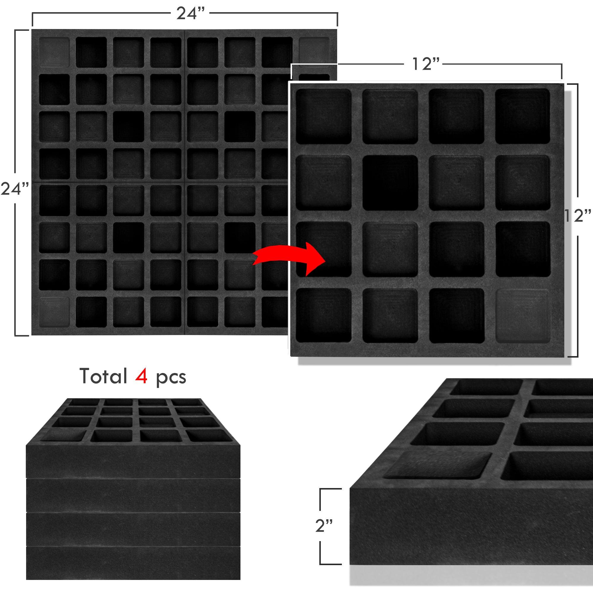 Diffuser Board Foroomaco Waffle Diffuser Black EVA Foam Board Acoustic Diffuser ...