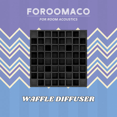 Waffle Diffuser Black EVA Foam Board 4 Sets Bundle