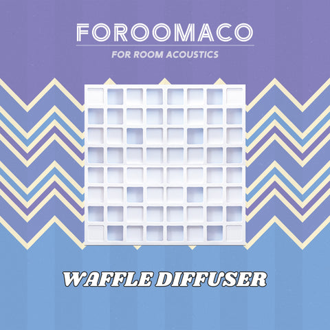 Waffle Diffuser White EVA Foam Board 4 Sets Bundle
