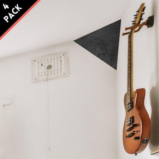 Corner Sound Treatment Installation for Home Recording Studio - Foroomaco