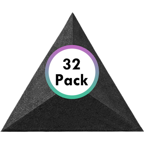 Foroomaco Triangular Pyramid Bass Traps 32 Packs