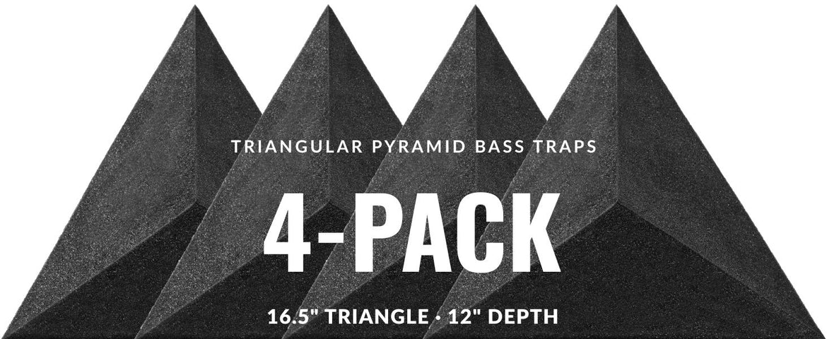 Studio Corner Bass Traps (4 Pack) - 12