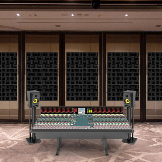 Full Wall Sound Treatment for Recording Studio - 66 Sq Ft Coverage