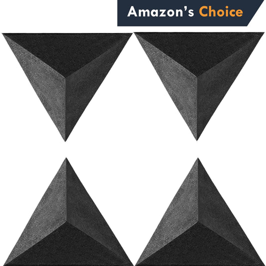 Foroomaco triangular pyramid bass trap main image with amazon choice